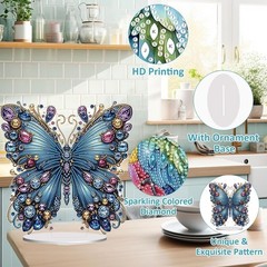 Retro Butterfly Diamond Painting Kit 5D DIY Art Craft for Beginners