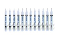 GXIN White Paint Pens (12 Pack), Opaque Paint Pens, Oil Based and Water-Proof