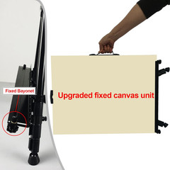 HeavyDuty Folding Metal Art Easel 66 In Adjustable for Painting Display Portable