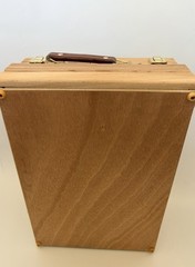 U.S. Art Supply Wood Box Easel Painting – Oil, Acrylic, Watercolor