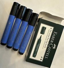 Faber-Castell Pitt Big Brush Artist Pens – [PACK OF 4] Cobalt Blue 143