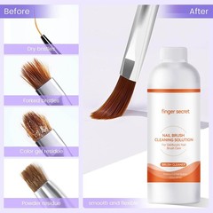 2PCS Nail Brush Cleaner- Professional Nail Art Brush Cleaning Solution. Nail …