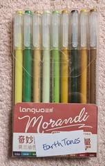 Languo Gel Pen Lot 6 Sets Aesthetic Journaling Art Pens 45 pen Count NEW