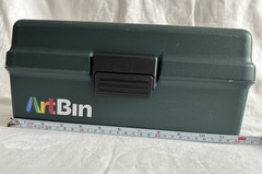 ARTBIN Green Artist Supplies Storage Case w/ DIVIDER TRAY Drawing Painting Bead