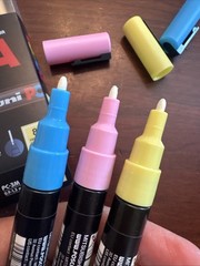 Uni-Posca Paint Marker – Soft Colors – Set of 8 – PC-3M – Read