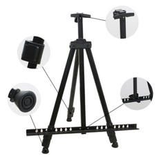 Adjustable Tripod Stand Easel Metal Floor Art Painting Supplies Bracket with Box