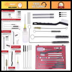 23-Piece Airbrush Cleaning Kit with Case – Paint Gun & Spray Gun Cleaner Set