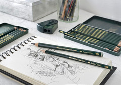 9000 Graphite Sketch Pencil Sets Art 8B – 2H Set of 12