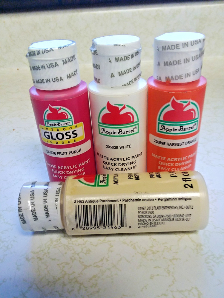Apple Barrel Acrylic Paint 2 fl oz Assorted Colors Arts Crafts FREE SHIPPING!!