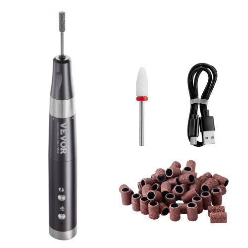 Electric Cordless Nail Drill, 30,000RPM Variable-Speed Rechargeable Nail E F…