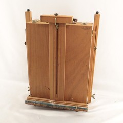 Mabef M22 Art Easel & Tray Italy Oil Painting Wood Folding Art Tool Packable EUC