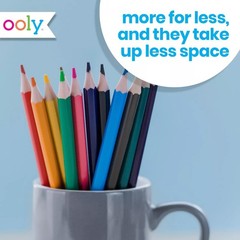 Ooly Double-Ended Colored 12 Count (Pack of 1), (12 Pencils)