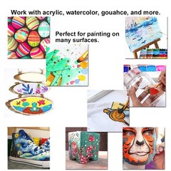 20pcs Artist Painting Brush Set for Acrylic Watercolor Gouache Hobby Craft Fa…