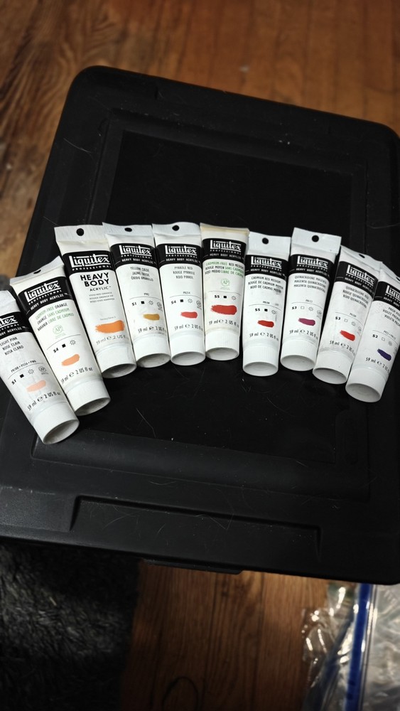 Liquitex heavy body acrylic paint lot 2oz (10) Colors * No Repeats #13