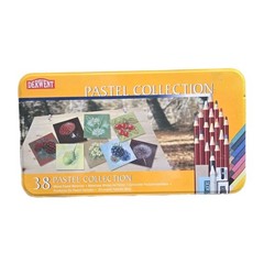 Derwent Collection Of Mixed Pastel Materials In Tin – Unused