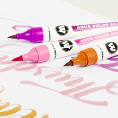 Molotow AQUA COLOR Brush Single Watercolor Ink Marker Graffiti Art Supplies