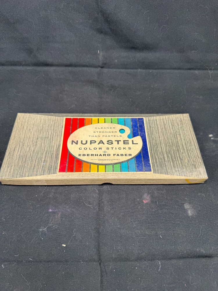 Vintage 1954 Nupastel Color Sticks Pastels 24 Squares New