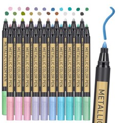 Metallic Paint Markers, 20 Colors Paint Pen Craft Markers for Art, Rock Paint…