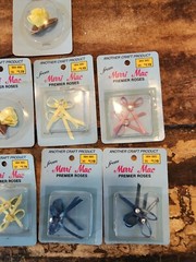 Merri Mac Premier Roses,vintage,NOS, Lot Of 9 Packs. Crafters/ doll accessories.
