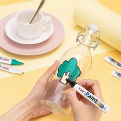 TOYO Waterproof Permanent Paint Marker Pen Car Tire Tyre Rubber Metal White