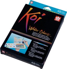 XNCW-48N Koi Watercolor Field 48 Color Sketch Set