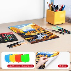 240 Colors Acrylic Paint Markers – Versatile Brush Tip Art Pens for All Surfaces