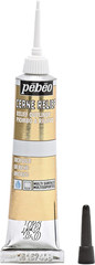 Pebeo Vitrail, Cerne Relief Dimensional Paint, 20 Ml Tube with Nozzle- Rich Gold