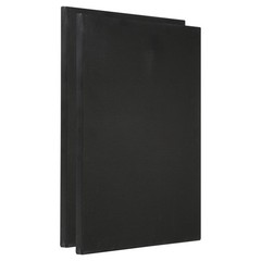 2 Pack Painting Canvas Panels 12×16 Inch Rectangle Blank Art Board Black