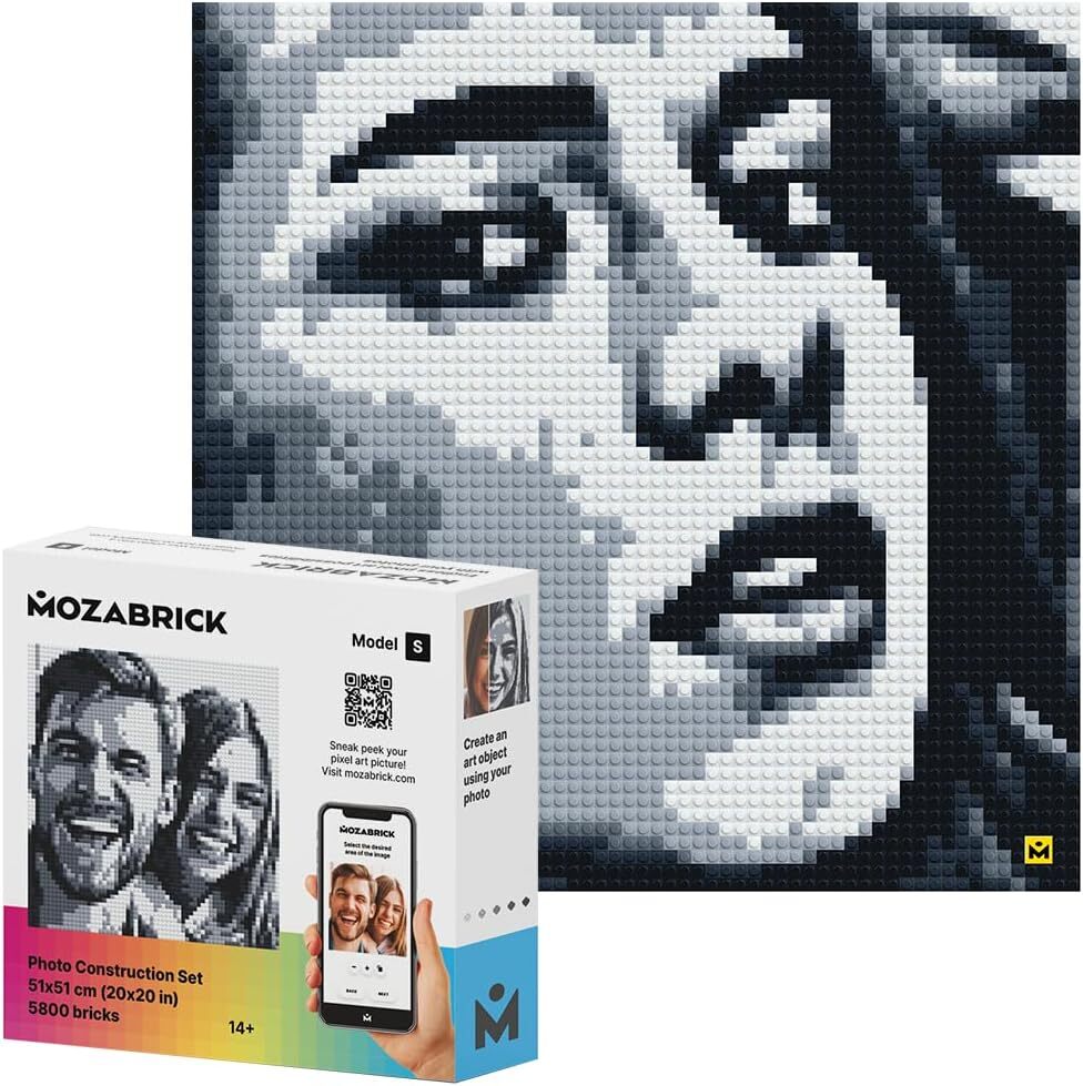 MOZABRICK Photo Construction Set Model S – Transform Any Picture into a Mosaic