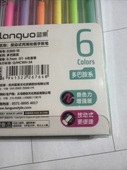 Acrylic Painting Gel Pens, 6 Colors Set, 0.7mm Extra Fine Point Retractable Pen