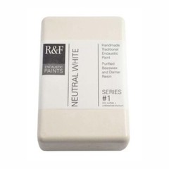 R&F Handmade Paints 121G Encaustic Paint 333ml, Neutral White