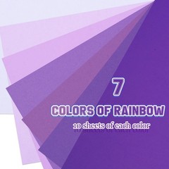 70 Sheets Construction Paper 8.5×11 Inch 178GSM 65LB Heavyweight Crafts Art