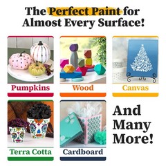Americana Acrylic Paint Set – Boho Colors, 9 Bottles (2 fl oz) – Art and Craf…