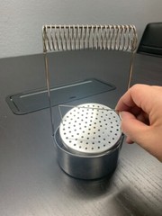 Stainless Steel Paint Brush Washer Cleaner with Screen and Holder Spring