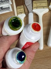 Bob Ross Oil Paint & Brush Lot 6 Colors Liquid White Knives Brushes Artist Set