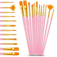 24 Metallic Acrylic Paint Set with 12 Brushes | Non-Toxic Rich Pigments for Art,