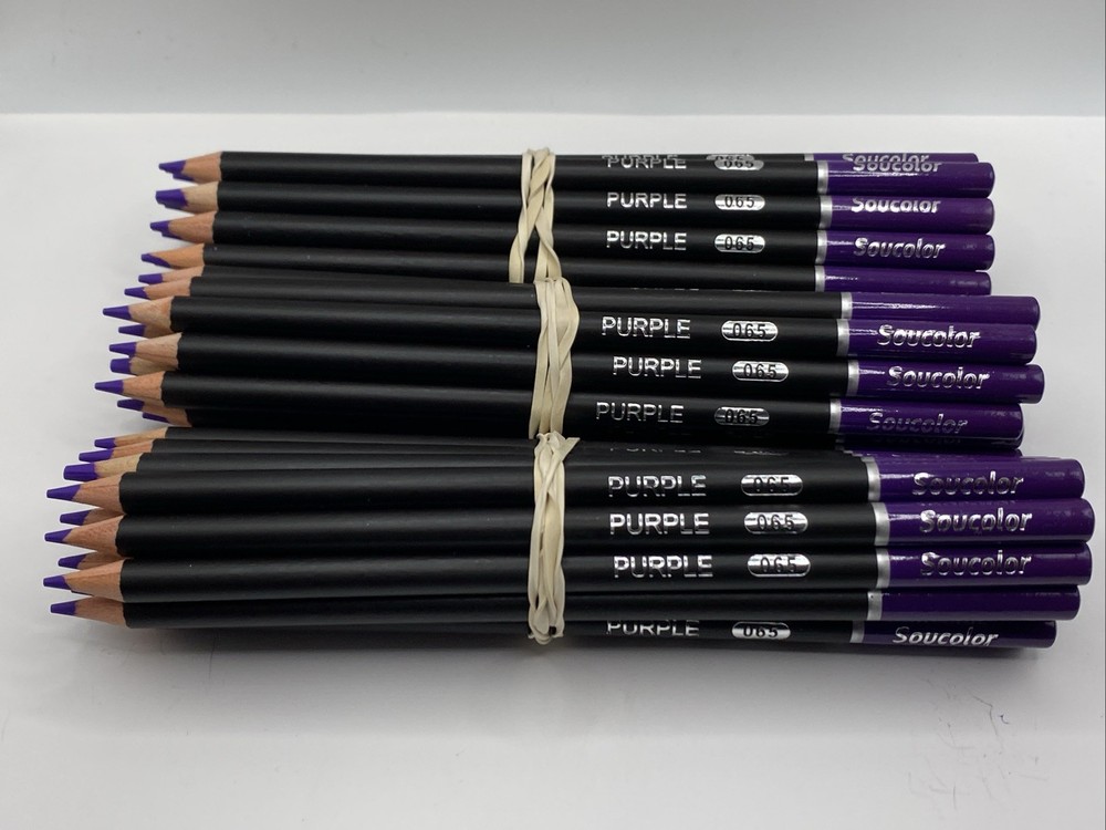 065 PURPLE (60 Count) – Soucolor Colored Pencils – 4.0 mm Soft Core