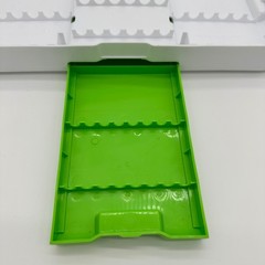 Crayola Marker Storage Case White Green Clear Plastic Organizer