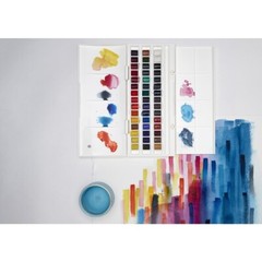 Winsor Newton Cotman Studio Watercolour Paint Set of 45 Half Pan Colours