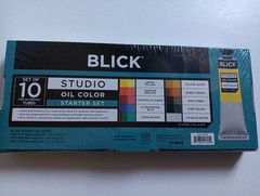 Blick Studio Oil Color Starter Set 10 Paint Tubes Multicolor BRAND NEW SEALED