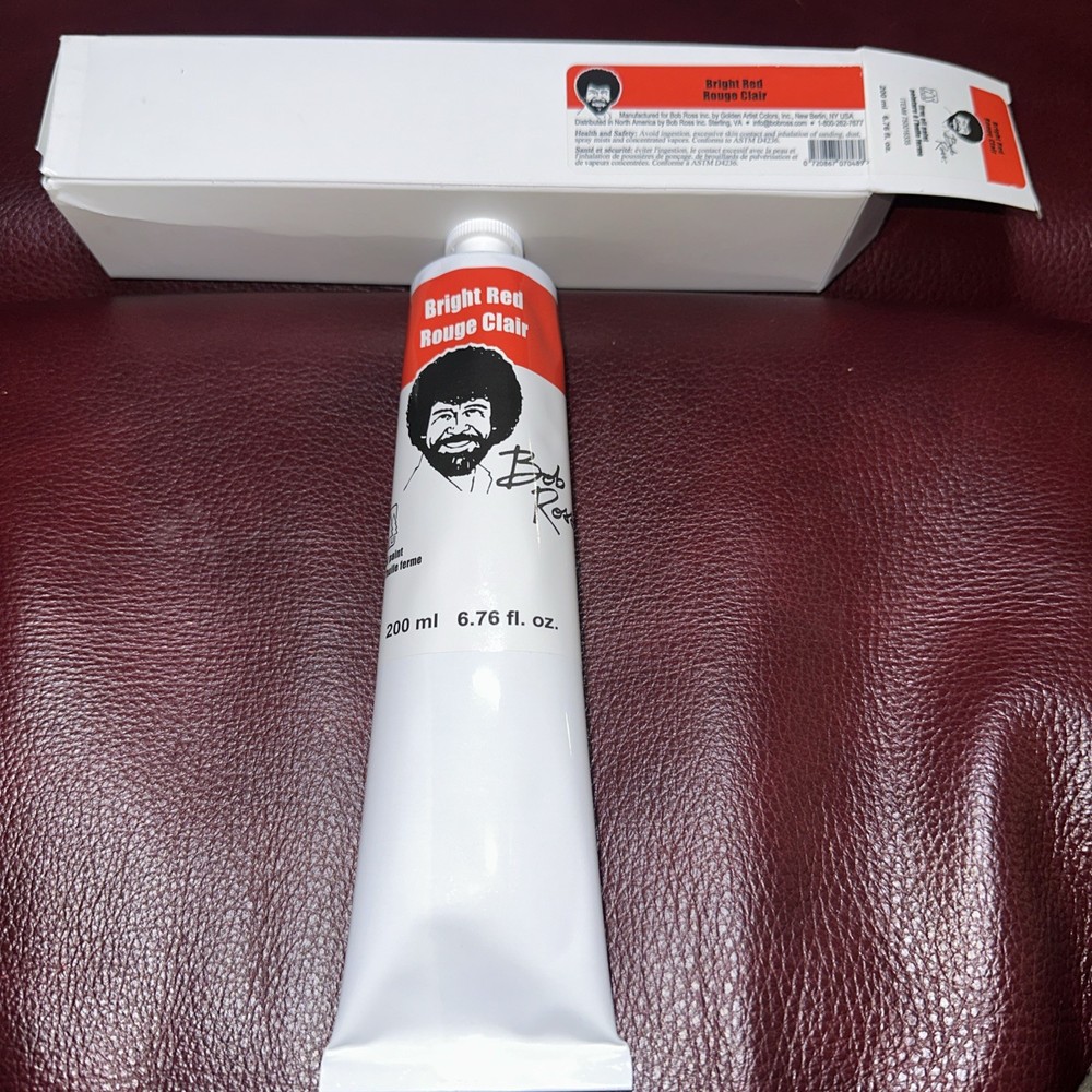 Bob Ross Oil Paint 200ml- Bright Red ￼ 6.76 Fl Oz 750016335 Pack Of 1