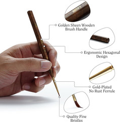 Artify Extreme Detail Paint Brushes Set, 10Pcs Multi-Shape Fine Detail Brushes w