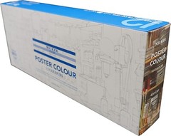 Nicker Poster Color 12 colors 40ml PC40ML12N Watercolor paint