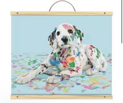 Paint by Number Kit: 20×16 Horizontal Canvas Painting Dog