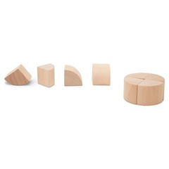 Quarter Circle Mini Wooden Blocks for Crafts 1″, Loose-Parts Play | Woodpeckers