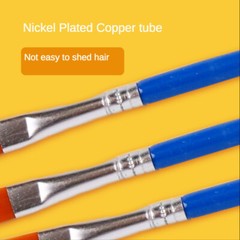 10 Pcs Pack of Nylon Graffiti Paint Brushes Art Oil Acrylic Watercolor