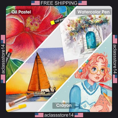 VigorFun 240-Piece Art Set with Easel Sketch Pads Crayons Colored Pencils