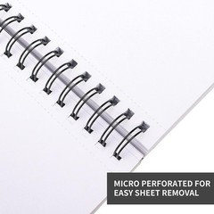 5.5×8.5″ Acid-Free Sketch Book | 100 Sheets – Perfect for Artists & Students