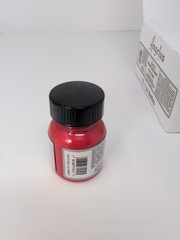 (12) 1 Oz Bottles Of Angelus Pearlscent Riot Red Leather Paint New