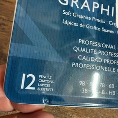 * NEW * DERWENT Graphic Professional Soft Graphite Pencils Set 12 Count Sealed